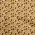 thumbnail image 1 of oneOone Georgette Viscose Brown Fabric Fruits Fabric For Sewing Printed Craft Fabric By The Yard 42 Inch Wide, 1 of 5