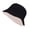 Black, variant on beishanbush Bucket Hats Unisex Double Side Wear Reversible Bucket Hat Trendy Cotton Twill Canvas Sun Fishing Hat Fashion Cap Navy