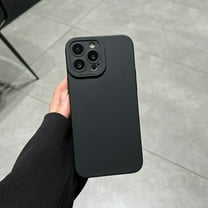 for iPhone 13 Pro Case for Women with Full Camera Lens Protection, Silicone Girly Cute Side Soft Ultra Slim Shockproof Protective Lightweight Phone Cover for iPhone 13 Pro, Black