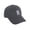 Charcoal, variant on Daxton Low Profile Adjustable Baseball Dad Hat Cap Old English Font Alphabet A to Z, Brown Hat White N