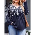 thumbnail image 5 of Weardear Womens Plus Size Long Sleeve Shirts V Neck Fall Tunic Tops for Dressy Casual, 5 of 5