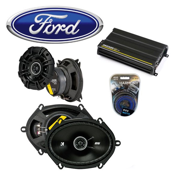 Fit Ford Bronco II 1983-1988 Factory Speaker Upgrade Kicker DSC4 DSC68 & CX300.4 - Factory Certified Refurbished