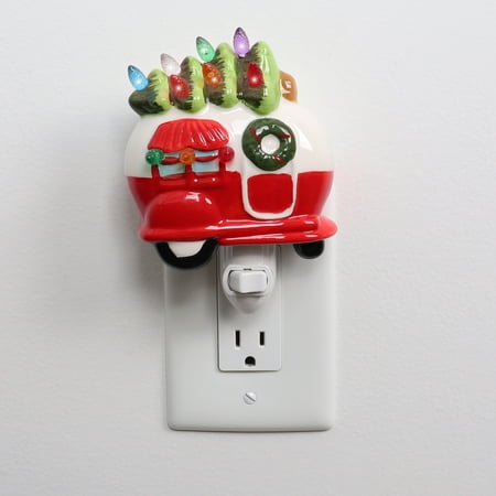

Milltown Merchants Ceramic Christmas Tree Night Light (Camper)