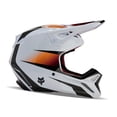 thumbnail image 2 of Casco de motocross Fox Racing V1 Flora blanco/negro talla M, 2 of 7