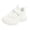 D4-White, variant on CAUYDY School Girls Lightweight Shoes Kids Breathable Adorable Running Sneakers Gifts for Children Red Sizes 11