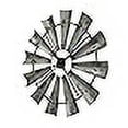 thumbnail image 3 of Special T Imports Distressed Grey Rustic 30 Inch Metal Windmill Wall Clock, 3 of 4