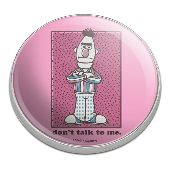 Sesame Street Bert Don't Talk to Me Golfing Premium Metal Golf Ball Marker