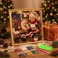 thumbnail image 3 of CHJK DIY Christmas Pearl Diamond Painting Art Kit with Frame, 8x8Inch Home Wall Decor Art Craft Kit, Handmade Home Decoration Gift for Friend Family, D, 3 of 6