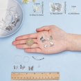 thumbnail image 3 of DIY 10 Pairs Alloy Butterfly Dangle Earrings Making Kits with Earring Hooks Jump Rings Glass Beads for Women Starters DIY Earring Jewelry Making, 3 of 9
