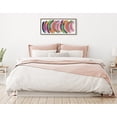 thumbnail image 7 of Kate and Laurel Sylvie Bright Abstract Framed Canvas Wall Art by Jessi Raulet of Ettavee, 18x40 Gold, Modern Colorful Brushstrokes Art for Wall, 7 of 7