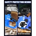 thumbnail image 7 of Azzuno 16 in Electric Chainsaw Brushless Cordless Tool-Free Chain Tensioning and Auto Lubrication,Battery Powered Chain Saw Kit for Tree&Wood Cutting, 7 of 7