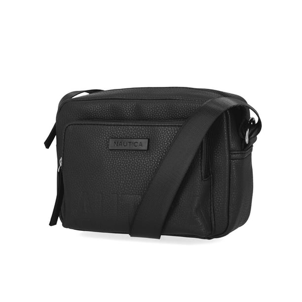 Bandolera Nautica Out and About para mujer, color negro