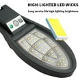 thumbnail image 4 of Qocolhg Solar Street LED Lights Outdoor, Remote Control Waterproof Motion Sensor Security Wall Light Solar Powered Lamp with 3 Modes for House, Garden, Street, Deck, Yard, Garage, Patio, Clearance, 4 of 6