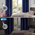thumbnail image 2 of Blackout Blackout Cortinas, Juego de Cortinas de 2 Piezas para Recámara y Sala de Estar 42x84 Pulgadas, Cortinas Térmicas Aislantes Que Oscurecen la Habitación con Ojales, Reducción de Ruido y Bloque, 2 of 7