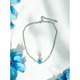 thumbnail image 2 of Gunmetal Chain Necklace with Druzy Pendant | Unique Handmade Jewelry, 2 of 4