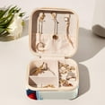 thumbnail image 6 of Santa Claus Travel Portable Square Jewelry Box Earring Necklace Bracelet Holder Display Case Organizer Box, Decorative Jewelry Stand Storage Box, 6 of 6