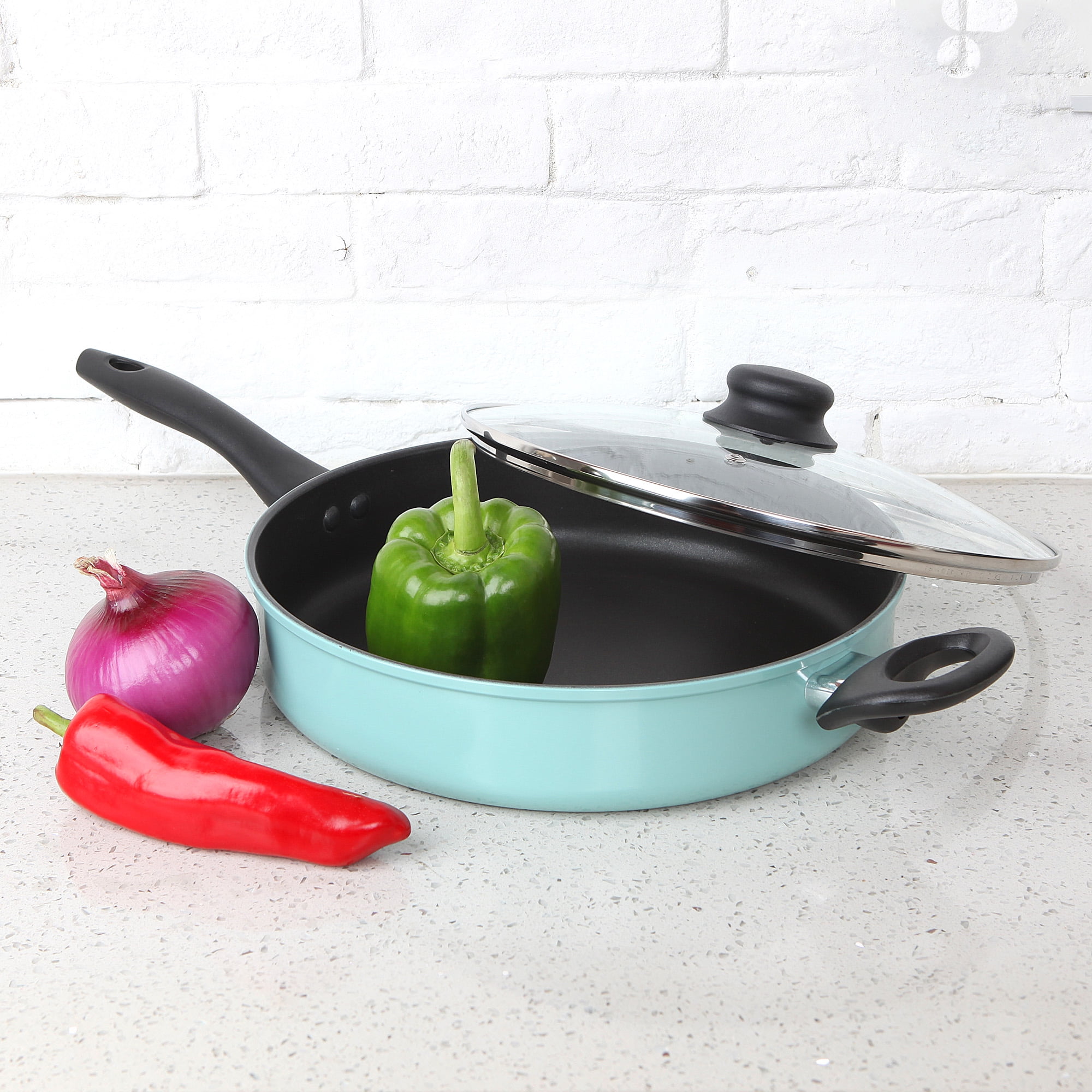 Mainstays 4 Quart MultiUse Reinforced NonStick Jumbo Cooker with