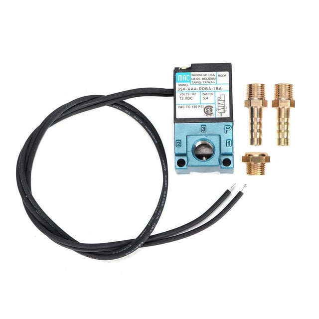 Válvula Solenoide De Control De Impulso Electrónico De 3 Puertos Dc12V 5.4W 35A-Aaa-Ddba-1Ba Kearding VI003401-00