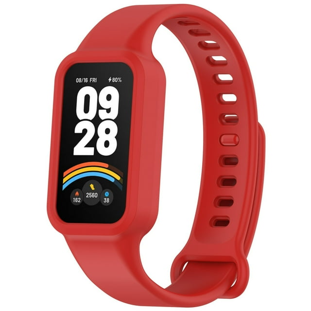 Smart Sports Bracelet Integrated Silicone Strap Seamless Comfort Design For All Day Activity Tracking Wearable