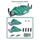 thumbnail image 2 of Table Football Game Board Match Toys For Kids Soccer Desktop Parent-child Interactive Intellectual Competitive Mini Soccer Games, 2 of 4