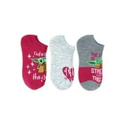 Star Wars The Mandalorian Mother's Day Women's No Show Socks, 3-Pack
