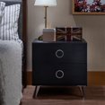 thumbnail image 5 of ACME Elms Accent Table with 2 Drawers in Black, 5 of 6