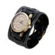thumbnail image 1 of Qarigey Reloj de para hombre, decoración de moda, correa de cuero, reloj de de cuarzo, relojes de pulsera, accesorios para trabajo Relojes Negro Qarigey AP0112-01, 1 of 6