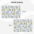 thumbnail image 3 of Placemats Set Of 4 / 6, Giraffe Monkey_A Placemats For Dining Table Indoor/Outdoors Heat Resistant Washable Placemats 18" X 12", 3 of 8