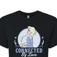 thumbnail image 3 of Disney Frozen 2 - Connected By Love Elsa - Juniors Cropped Cotton Blend T-Shirt, 3 of 5