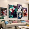 thumbnail image 2 of 1 póster de Jujutsu Kaisen retro japonés clásico de anime vintage, impresión en papel para el hogar, dormitorio, entrada, bar, cafetería, pintura artística decorativa, 2 of 5