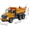 thumbnail image 3 of Boys Construction Dump Truck Toys Alloy Realistic Excavator Pull Back Truck With Lights And Sounds, Fun Play Features For 3-8 Year Olds, Durable Engineering Toy Gift For, 3 of 6