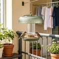thumbnail image 3 of Kafsov Plastic Rain Guard Dome for Hanging Bird Feeders — Squirrels-Proof Weatherproof Shield Keeps Seed Dry, Fits Tube, Tray & Dome Styles, Outdoor Black, 3 of 5