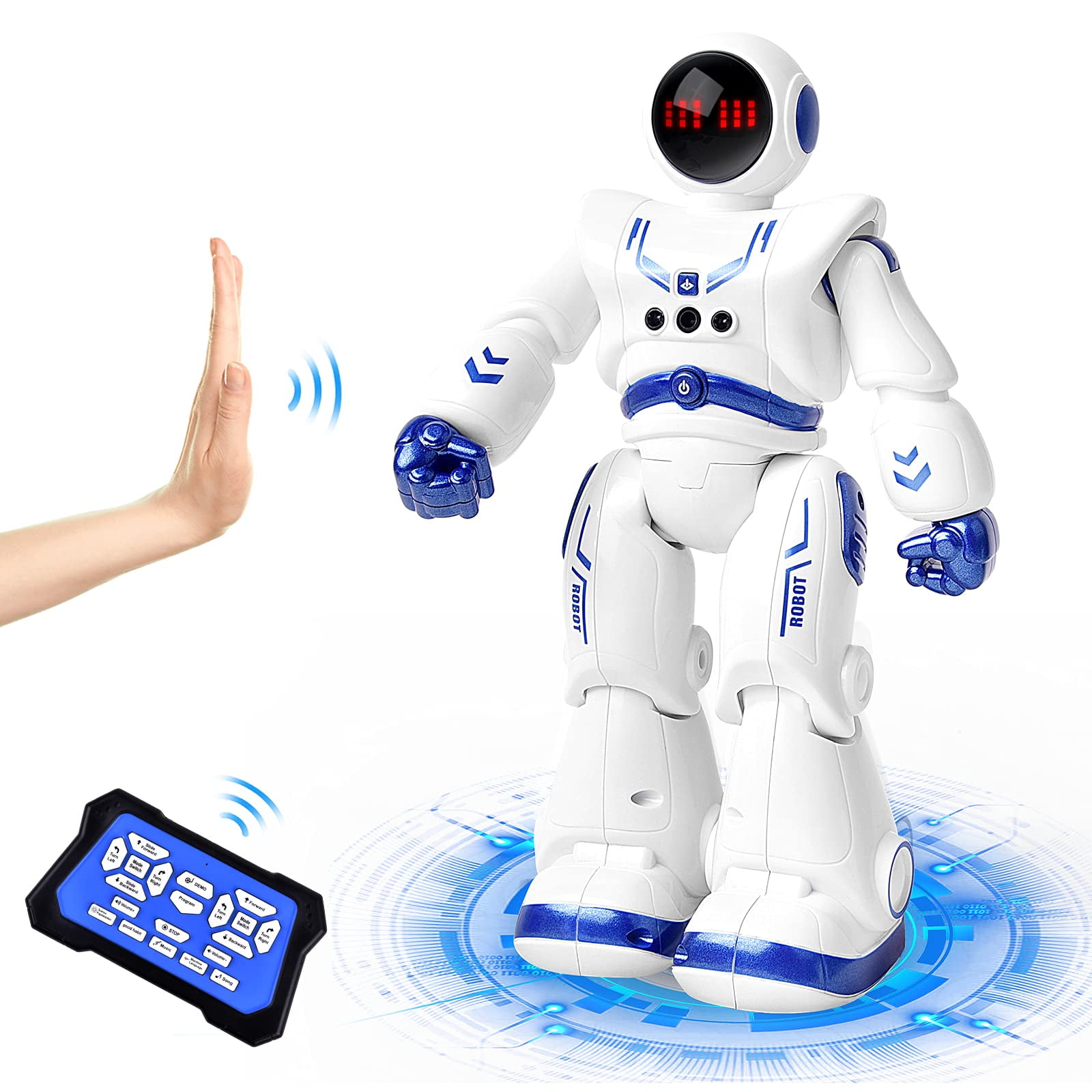 Robot Toys for 4 5 6 7 8 12 Years Old Boys Girls, RC Robot Toy for