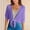 #0403-Purple, variant on Women's Summer Loose Casual Half Sleeve Cardigan Lightweight Soft Open Front Knotted Cardigans