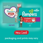 Pampers Cruisers 360 Fit Diapers, Active Comfort, Size 3, 136 Count