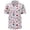 White, variant on Mens Polo Shirt Printed Comfortable Short Sleeve Casual Full Funny Graphic Vacation Mens T-Shirts