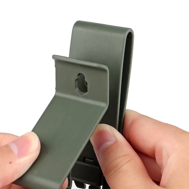 Gancho De Hebilla Para Colgar Auriculares Gancho de hebilla para colgar auriculares Molle Soporte de clip de liberación rápida para cinturón (verde militar) Likrtyny Para Estrenar