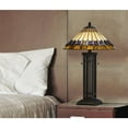 thumbnail image 3 of Cal Lighting 60W X 2 Metal/Resin Tiffany Table Lamp With Pull Chain Switches, 3 of 6