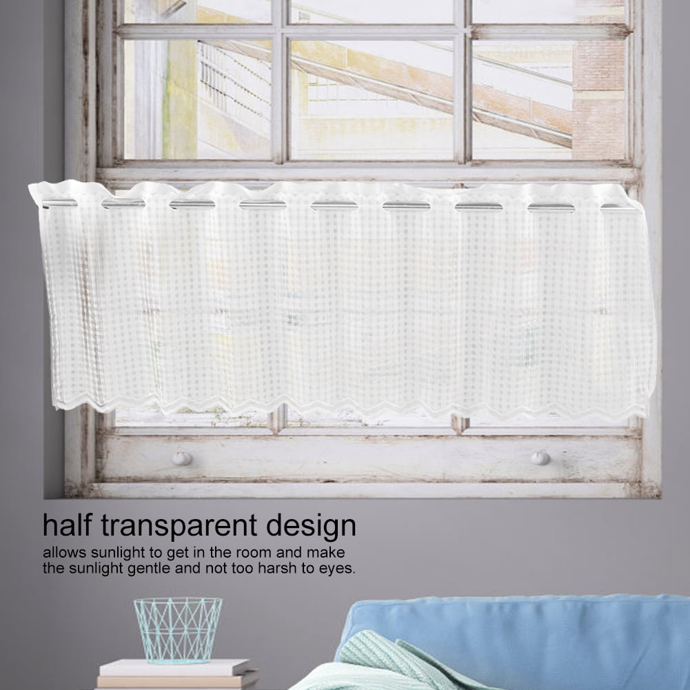 Tebru Kitchen Half Curtain,Half Curtain,Embroidery Half Screen Curtain