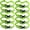 10 X Green Belt, variant on Reflective Belt for Running Army PT Belt Reflective Running Gear