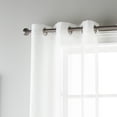 thumbnail image 2 of Nanshing Melina Sheer Curtain Panel Pair with Grommet Top, White, 2 of 5
