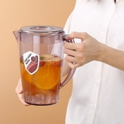 ReaNea 1800ml Plastic Water Pitcher with Lid (Smoke Gray)