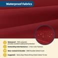 thumbnail image 5 of Surpdew Rocking Chair Cushions Outdoor Patio Chair Cushions Waterproof for Outdoor Furniture Thick Tufted Wicker Chair Cushion with Back Indoor Outdoor Wicker Chair Cushions for Home Office, 5 of 7