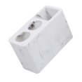 thumbnail image 2 of Resin Marble Texture Toothbrush Holder Stand Bathroom Toothpaste Pedestal, 2 of 3