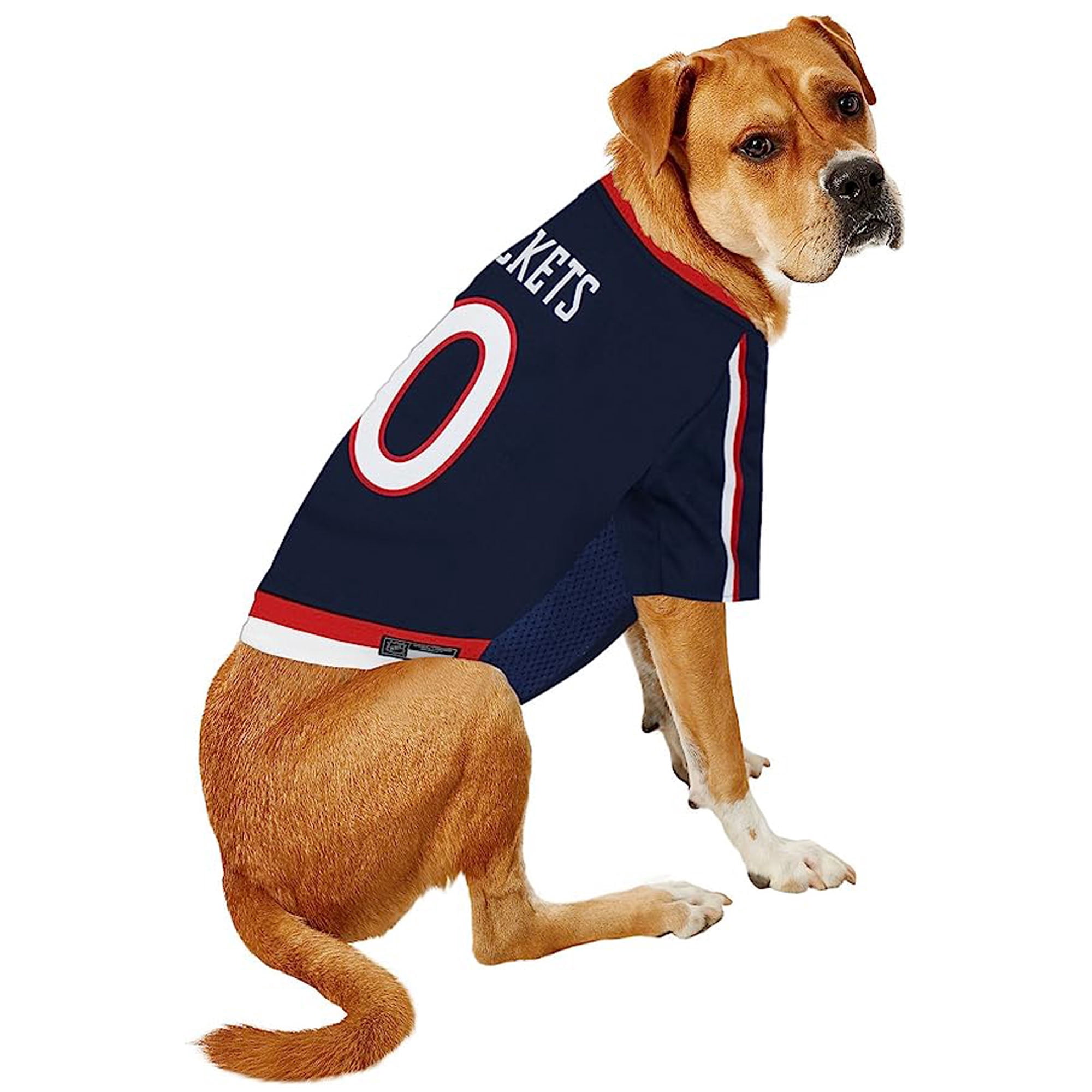 Pets First NHL Columbus Blue Jackets Mesh Jersey for Dogs and Cats - Licensed