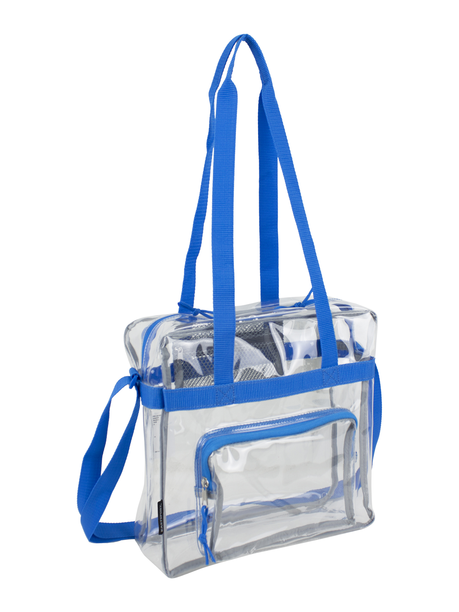 Eastsport Unisex Clear Stadium Approved Tote Royal Blue