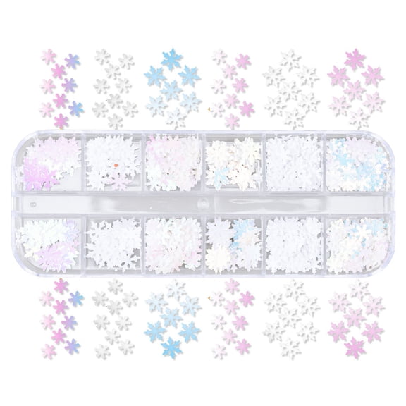 Snowflake Glitter Resin Fillings Flakes Sequins Epoxy Resin Mold Filler for DIYJewelry Making Art Decor