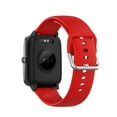 thumbnail image 4 of TechWave 19mm Solid Color Silicone Sports Sweat Proof Watch Strap With Fashionable Design And Easy Replacement Smart Watch A1 Running Watch with Large Display Mrwg2 Couples Vibrating Watch Turner for, 4 of 6