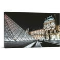 thumbnail image 1 of ARTCANVAS The Louvre Museum Paris France Canvas Art Print - Size: 26" x 18" (0.75" Deep), 1 of 9