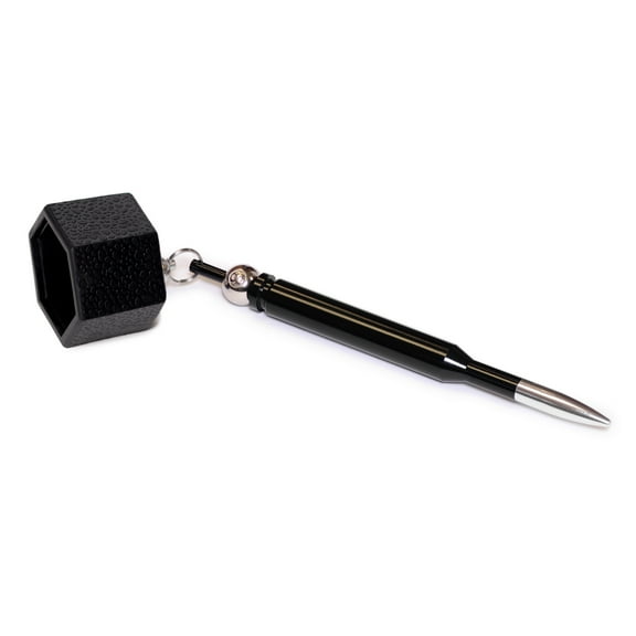 OKKO Hexagon Bullet Pocket Chalker Billiard Chalk Holder Black - Fits Kamui Roku Chalk